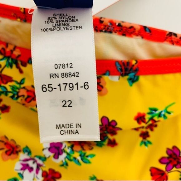 Prodigy Burgeon Ruffle Bikini Bottom, Size 22 - Picture 6 of 8